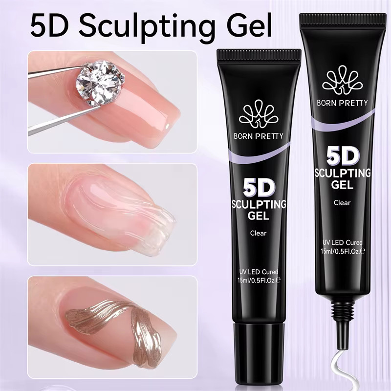 BORN PRETTY Sculpting Gel, Clear, 15 ml - Bild 2