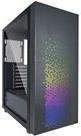 AZZA Celesta 340 MDT ATX Seitenteil mit Fenster aus gehärtetem Glas in Schwarz mit USB und Audio Anschlüssen CSAZ-340F - Bild 1