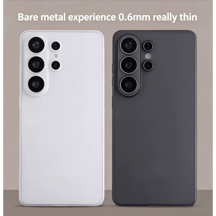 Transparente Slim Thin Skin Feel Schutzhülle für Samsung Galaxy S26 S25 S24 S23 S22 Plus Ultra mit Kameraschutz aus 0,6mm PP - Bild 2