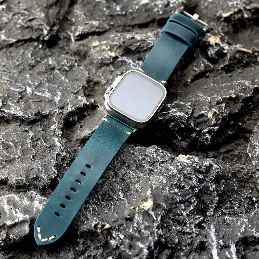 Raystray Uhrenarmband Leder, Herren, für Apple Watch Ultra2 - Bild 1