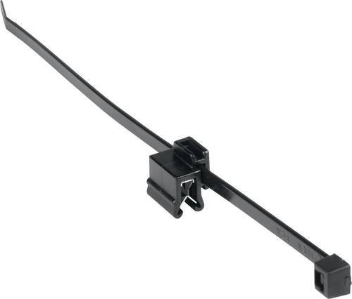 HellermannTyton Kabelbinder Schwarz mit Spreiz 200mm Breite: 4,60mm - Bild 1
