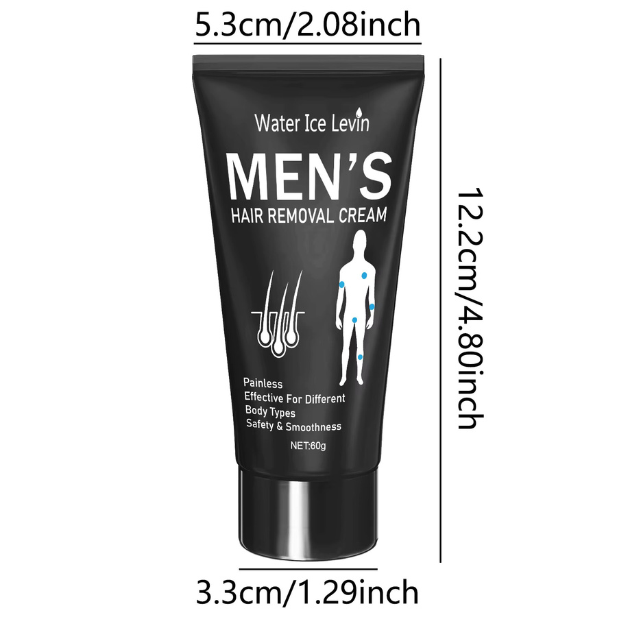 Water Ice Levin Haarentfernungscreme, 60g, Unisex - Bild 4