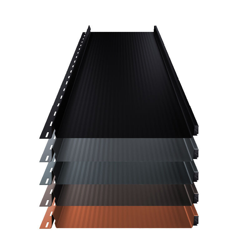 Stehfalz Terrano Dach und Wand aus Stahl von Blachotrapez GmbH mit Nanowelle, Breite: 31,6 cm, 0,50 mm Materialstärke und 50 µm Superior HB Beschichtung - Bild 1