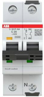 ABB S301P-C20NA Leitungsschutzschalter 20A 240V 2CDS381103R0204 - Bild 1