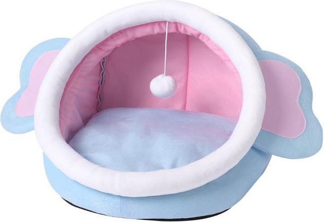 Warm gefütterter Katzenkorb und Hundehütte von Household supplies MH in Pink für kleine und mittelgroße Haustiere - Bild 1
