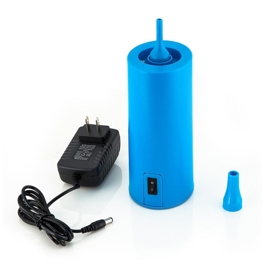 TOMTOP JMS Elektrische Ballonpumpe in Blau mit 2 Düsen - Bild 3