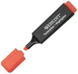 Westcott Textmarker mit Keilspitze in Rot und Orange - Bild 1