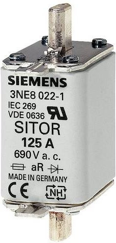 Siemens Sitor-Sicherungseinsatz 3NE1022-2 in Weiß - Bild 1