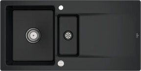 Villeroy & Boch Spüle Siluet 60 R in Pure Black aus Keramik für die Aufsatzmontage - Bild 1