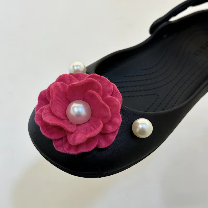 Mesuca Schuhcharms, Rosa Blumen-Perlen, Damen - Bild 4