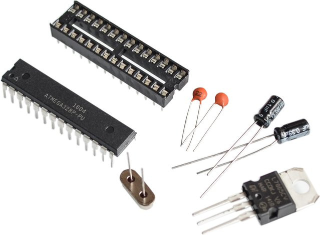 Si Tai&SH ATMEGA328P-PU Mikrocontroller-Kit ohne Duino Bootloader mit DIP-Buchse und 16MHz Kristall in Schwarz - Bild 1