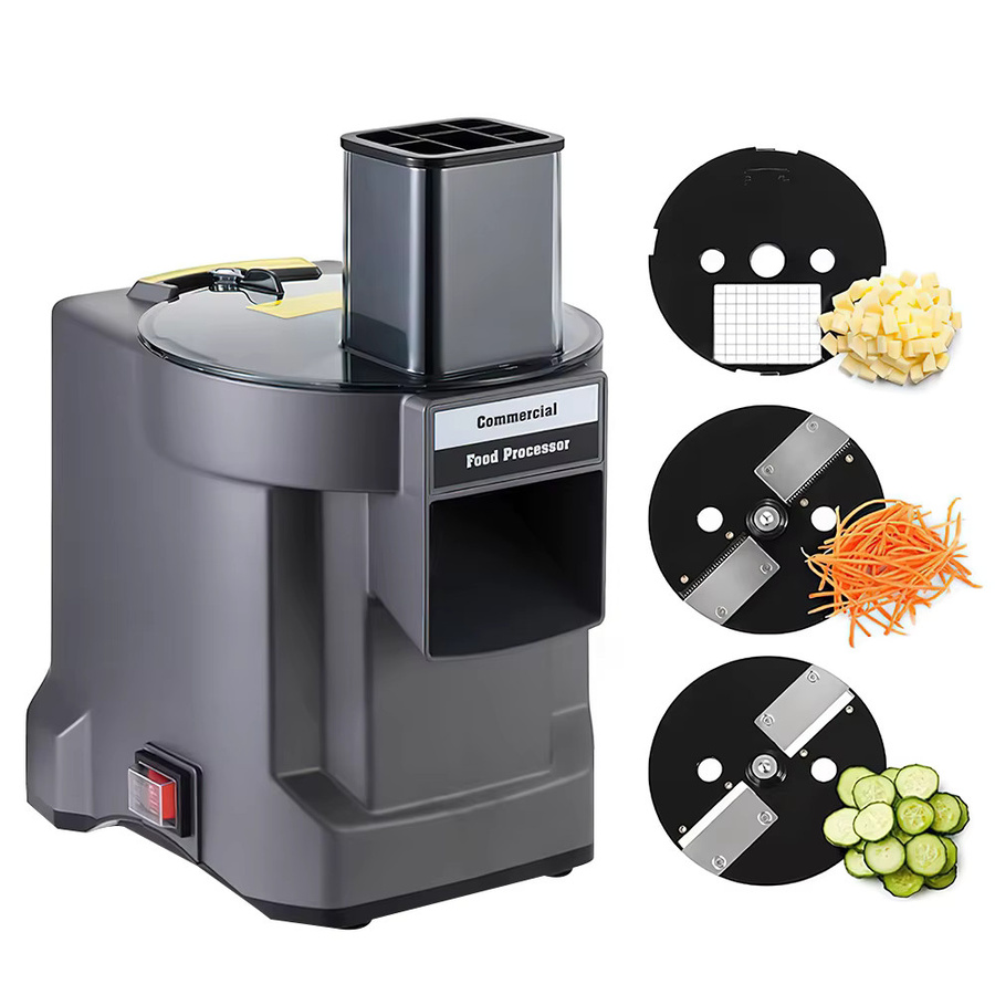 TKKEACE Gewerbliche Gemüseschneidemaschine mit 100W Leistung zum schnellen Schneiden, Schälen und Würfeln von Gemüse wie Karotten und Kartoffeln aus Kunststoff - Bild 5