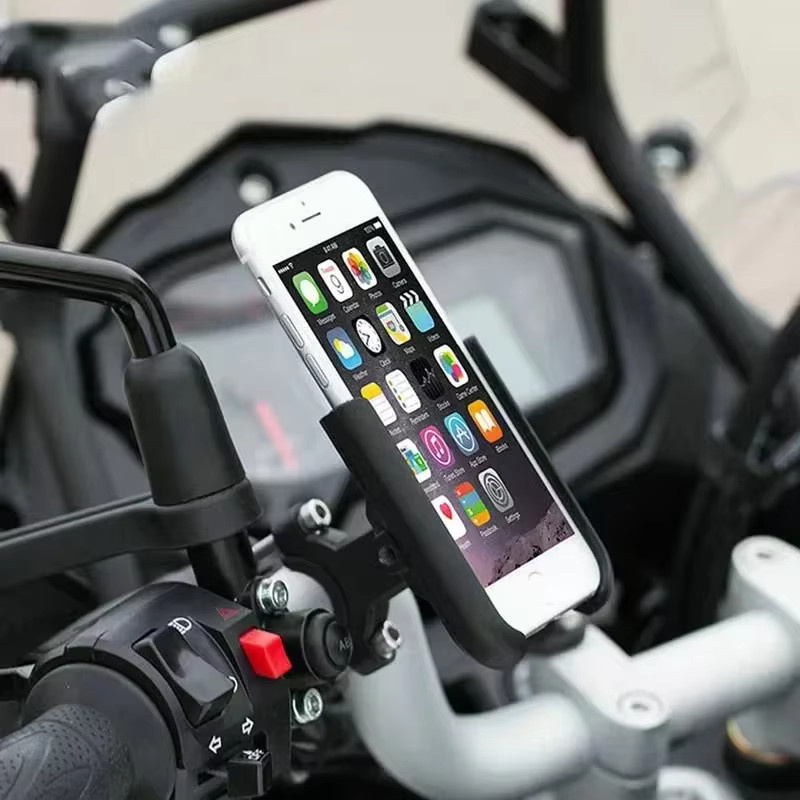 Motorrad Lenker Handyhalterung und GPS-Ständer für Honda Africa Twin CRF1000L und CRF1100 in Schwarz - Bild 5