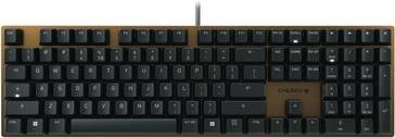Cherry KC 200 MX Mechanische Tastatur USB QWERTY US mit Euro-Symbol CHERRY MX2A Silent Red Switches Schwarz - Bild 1