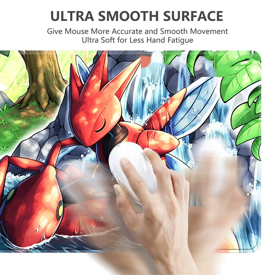 Potdemiel Anime Mauspad Scizor in Multicolour für Gamer und Büro - Bild 4
