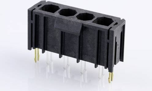 Molex Einbau-Stiftleiste Standard Schwarz 4-polig mit 7,50 mm Rastermaß - Bild 1