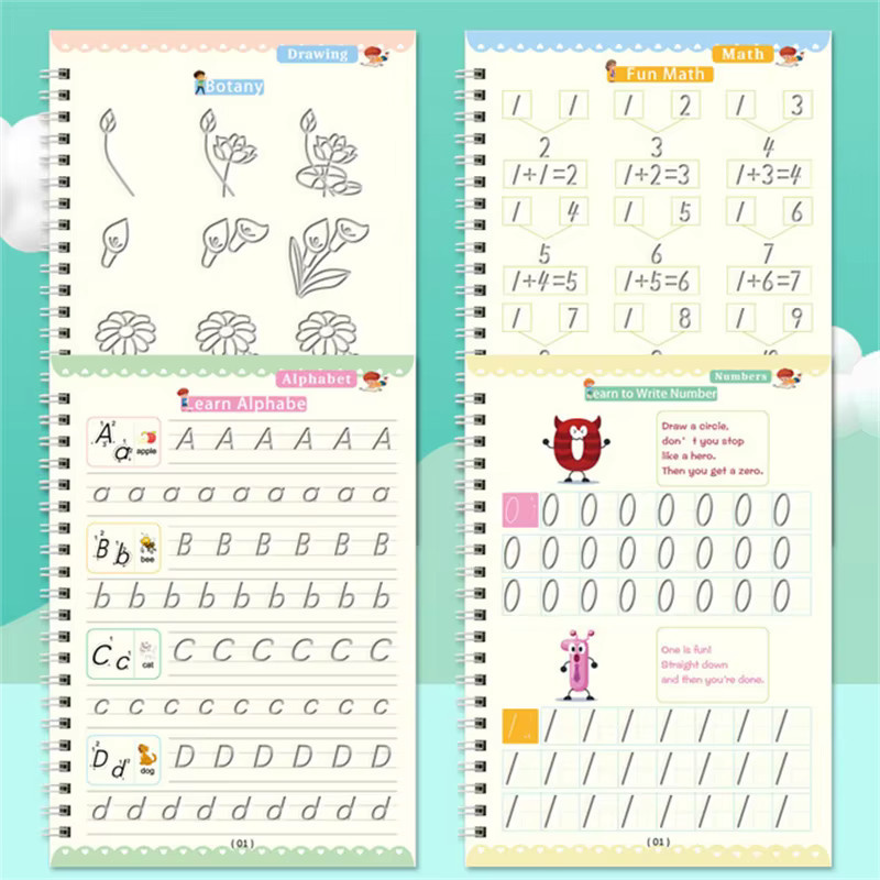 Sank Magic Praxis Copybook, Englisch Version, Schreibbuch, ab 3 Jahre - Bild 1