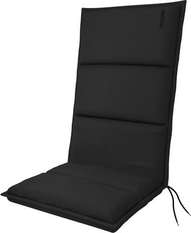 DOPPLER Auflage City aus 100% Polyester, anthrazit-schwarz, B/H/L: 48 x 6 x 119 cm - Bild 1