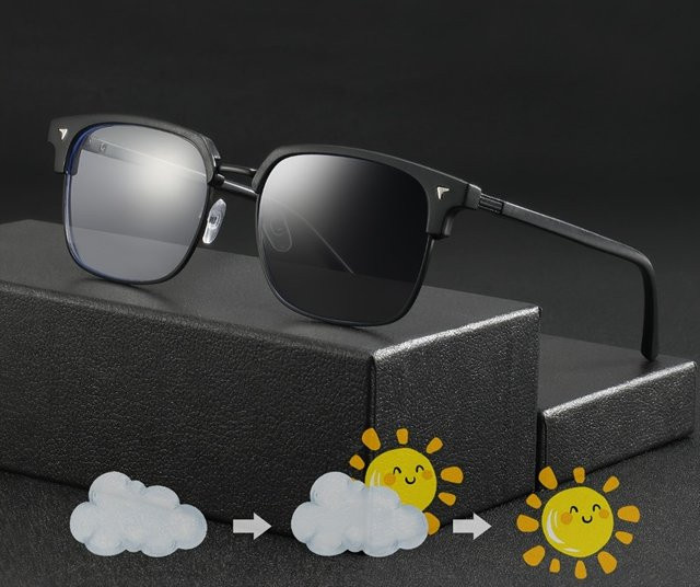 ERIKOLE Korrektionsbrille Halbrand, Unisex, Schwarz, Blaulichtfilter - Bild 1