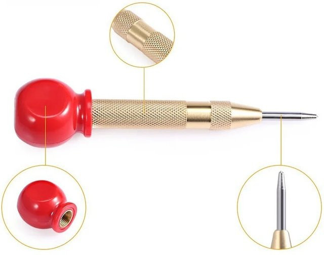 Skeyo Automatischer 5-Zoll-Körner aus Schnellarbeitsstahl zum Markieren und Anbohren von Metall - Bild 1