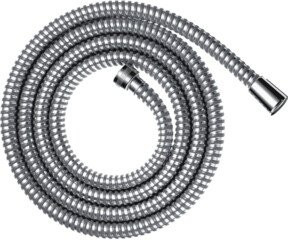 Hansgrohe Brauseschlauch Metaflex in Silber/Grau mit Anti-Kink und Anti-Twist Funktion, Länge: 125 cm - Bild 1