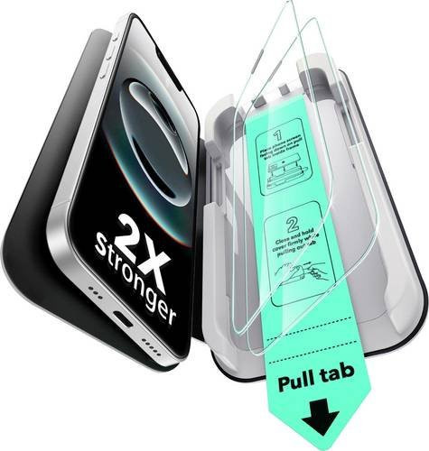 ESR Displayschutzglas aus gehärtetem Glas für Apple iPhone 17e und iPhone 16e, transparent, 1 Stück - Bild 1