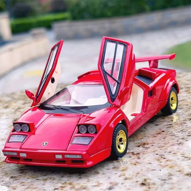 RMZ city Countach LP500S LP770 Modellauto, Maßstab 1:32, Gelb - Bild 1