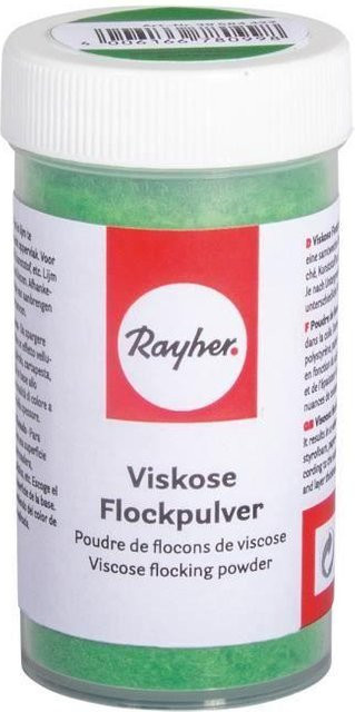 Flockenpuder aus Viskose in Grasgrün, 8 g Dekorationsartikel - Bild 1