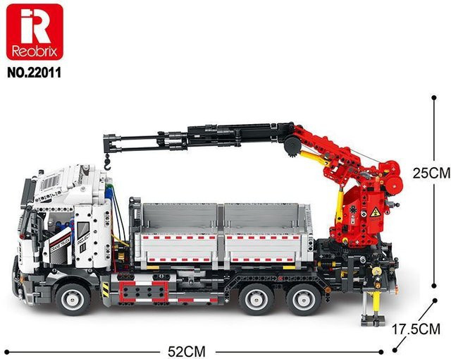 XMWL Multifunktionale Kran Lkw Bausteine, RC Auto, 2328 Teile - Bild 1