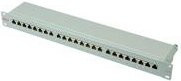 ROLINE CAT 6 Patchpanel 24 Port geschirmt lichtgrau B: 48,30 cm - Bild 1