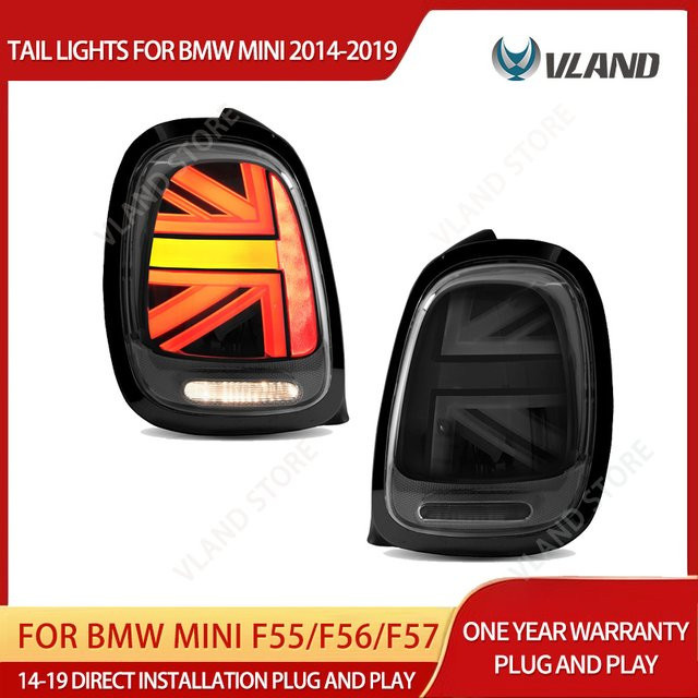 VLAND Voll-LED-Rücklichter mit sequentiellen Blinkern für Mini Cooper F55 F56 F57 (Baujahre 2014–2019) - Bild 1