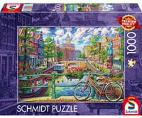 Schmidt Spiele Puzzle Amsterdamer Grachtenzauber mit 1000 Teilen - Bild 1