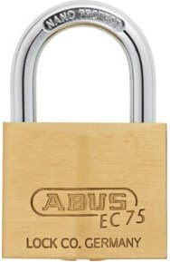 ABUS Vorhangschloss 75/40 Lock-Tag aus massivem Messing in Gold - Bild 1