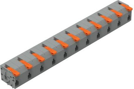 WAGO 2601-1511 Leiterplattenklemme Grau, 10 Stück - Bild 1