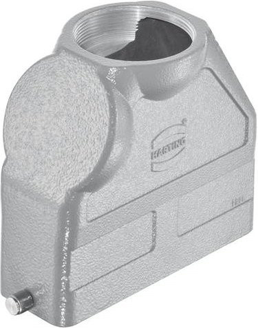 HARTING Tüllengehäuse 19 30 024 0449 in Grau aus Aluminium - Bild 1