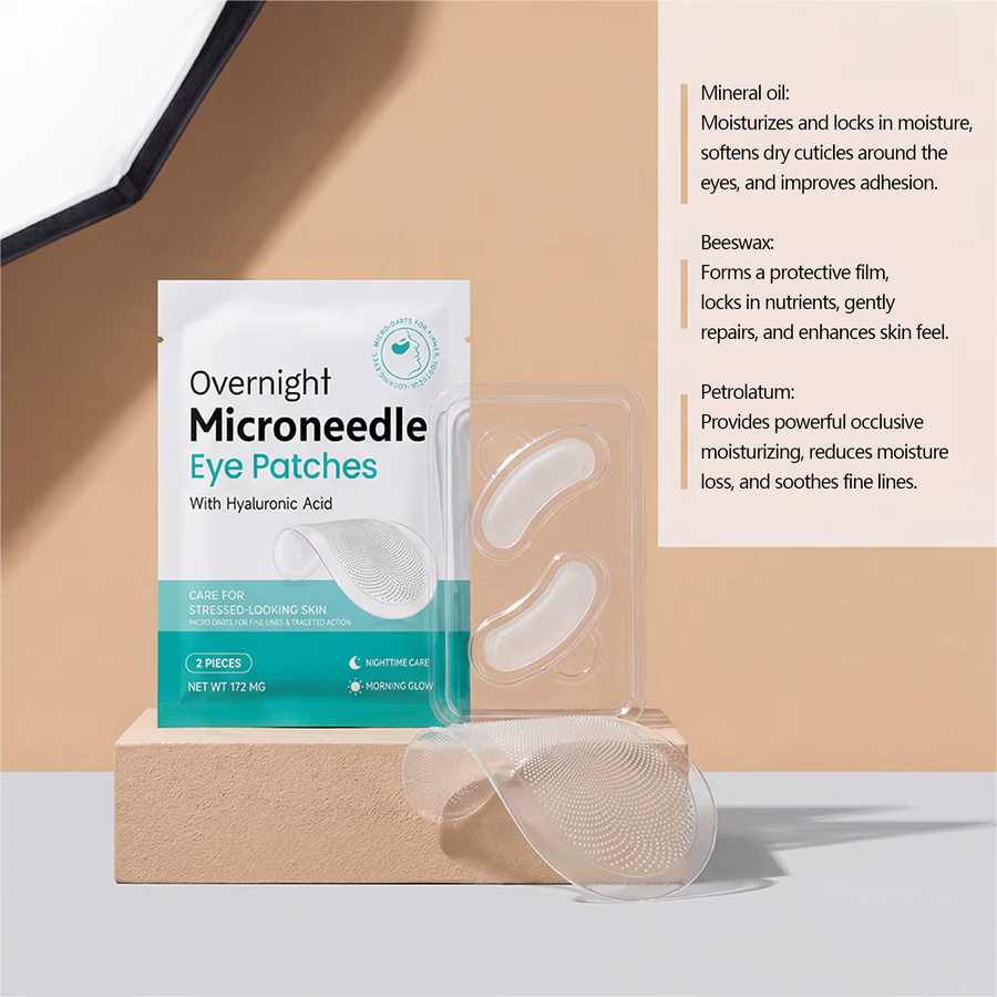 Hoygi Mikronadel-Augenpads mit Hyaluronsäure, Augenpflege - Bild 2
