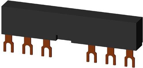 Siemens Sammelschiene Schwarz 3RV1915-3AB - Bild 1