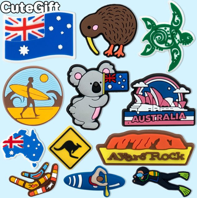 Schuh Charms, Koalas, Schildkröten, Sydney Opera House, Unisex - Bild 1
