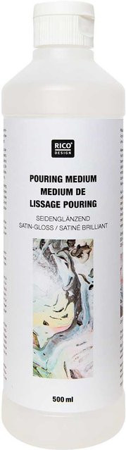 Rico Design Pouring Medium seidenglänzend transparent 500ml - Bild 1