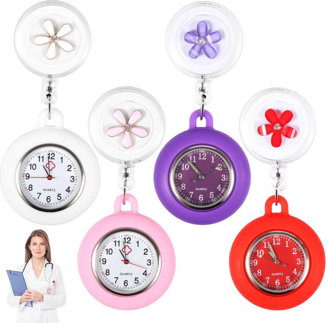 Digitaluhr, Weiß, Kunststoff, Rund - Bild 1