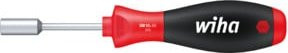 Wiha SoftFinish Sechskant-Steckschlüssel mit kurzer Rundklinge, Farbe: Rot, Größe: 7 mm x 65 mm - Bild 1