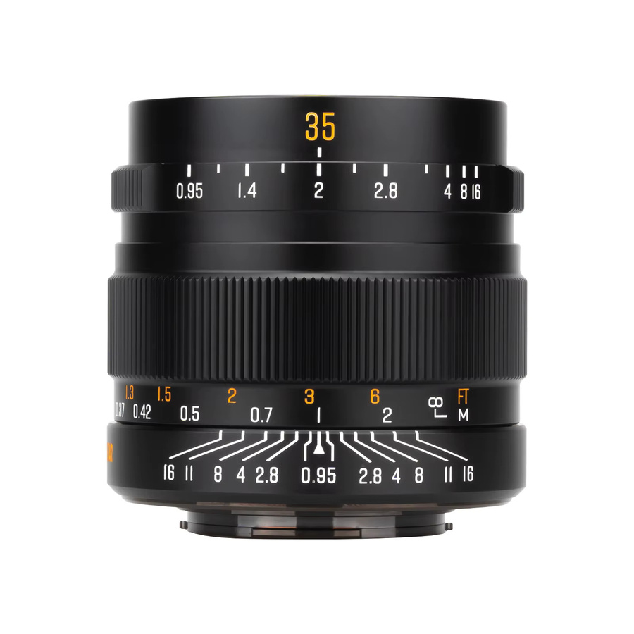 Brightin Star 35 mm F0,95 APS-C Kameraobjektiv mit manuellem Fokus für Nikon Z, Sony E, Fujifilm X, Canon EF-M und Micro Four Thirds, Schwarz - Bild 3