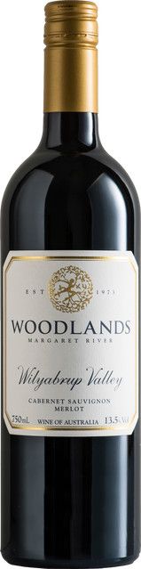 Woodlands Rotwein Cabernet Sauvignon Merlot 2022, Wilyabrup Valley, 0,75 l - Bild 1