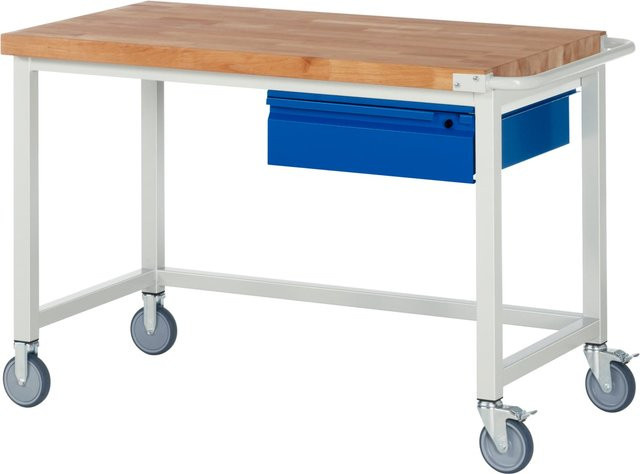 Rau Werkbank Serie Basic-8-MS Modell 8001, rollbar, Multicolor, B/T/H: 125 x 88 x 70 cm - Bild 1