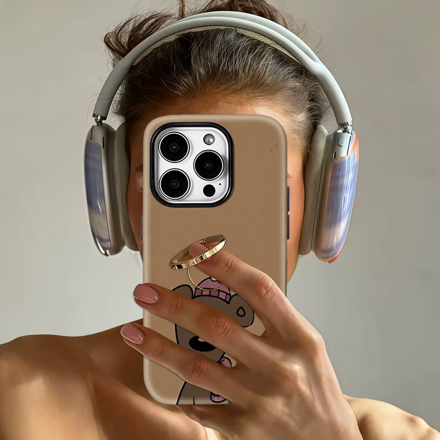Winterbär Robuste Handyhülle für iPhone 17 16 15 14 13 Pro Max Plus mit Magnetfunktion und Doppelschicht-Schutz - Bild 2