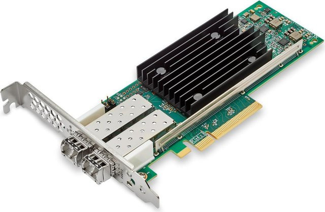 Lenovo ThinkSystem QLogic QLE2772 Hostbus-Adapter PCIe 4,0 x8 Low-Profile 32Gb Fibre Channel SFP+ x 2 Schwarz (4XC7A08276) - Bild 1