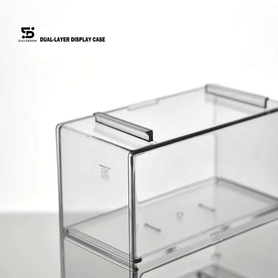 KICARMOD Premium 1/64 Dual-Layer Acryl-Modellauto-Vitrine in Transparent, rechteckige Schutzbox für deine Diecast Car Collection - Bild 2