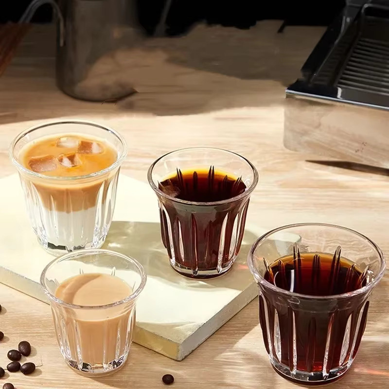 JUSTINLAU 2er Set Hitzebeständige Gläser für Kaffee, Cappuccino und Cocktails, Transparent - Bild 3