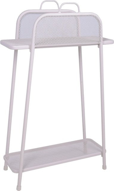 DELUKE Balkonregal SZELDA Pflanzenständer aus Stahl in Beige, B/T/H: 105,5 x 27 x 65,5 cm - Bild 1