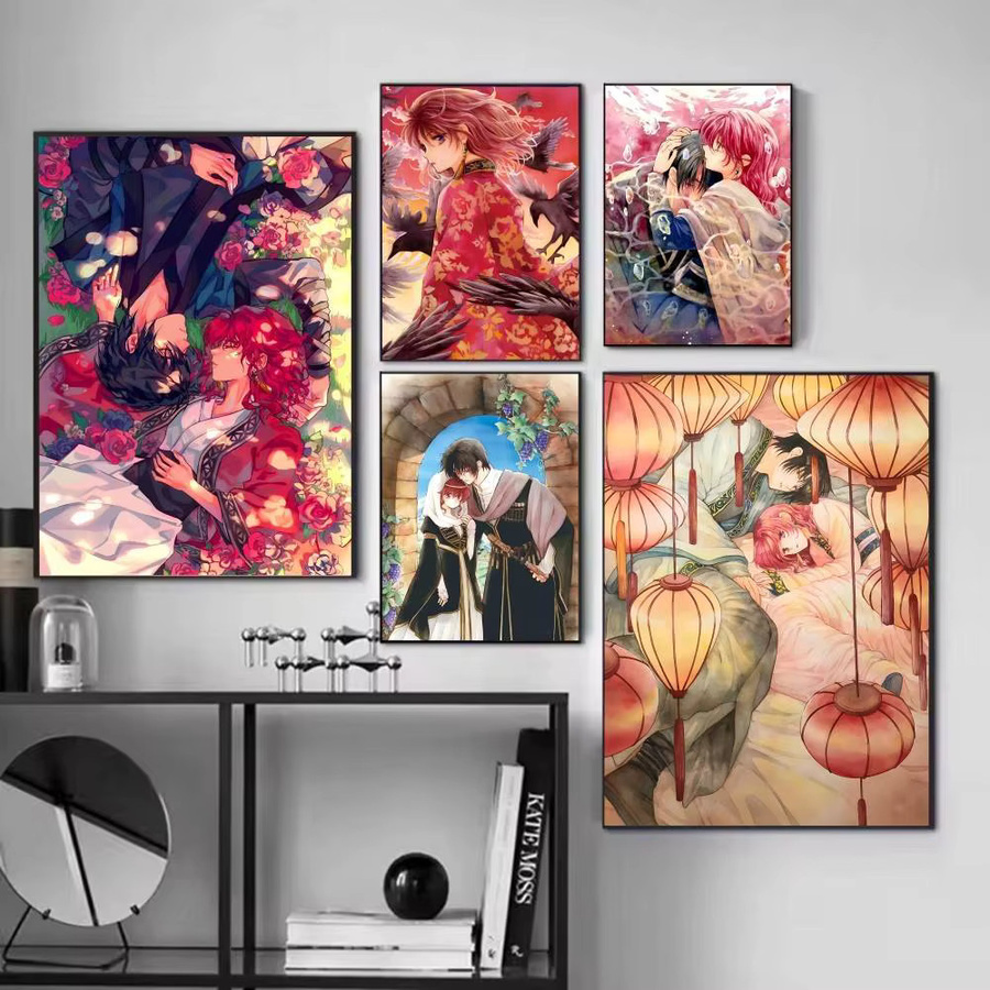 Selbstklebender Anime Manga-Poster Y-Yona of The Dawn aus Papier in Mehrfarbig - Bild 2